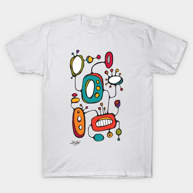 Retro Tech T-Shirt by ghennah